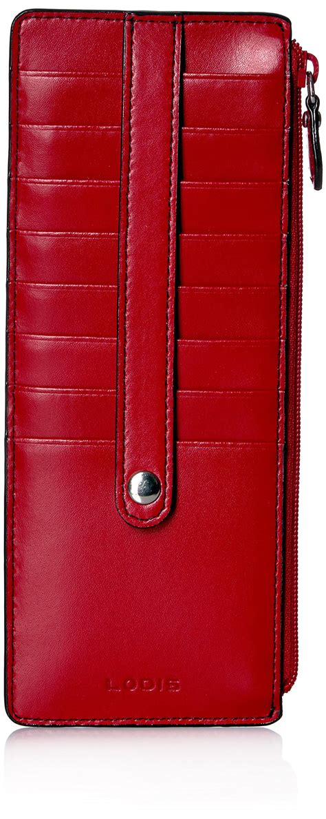 Lodis Audrey RFID Credit Card Case with Zipper Pocket